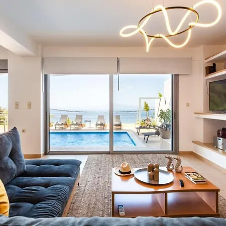 Aigli Luxury Villa - Seaview Panoramic Retreat Verga Kalamata Exterior photo