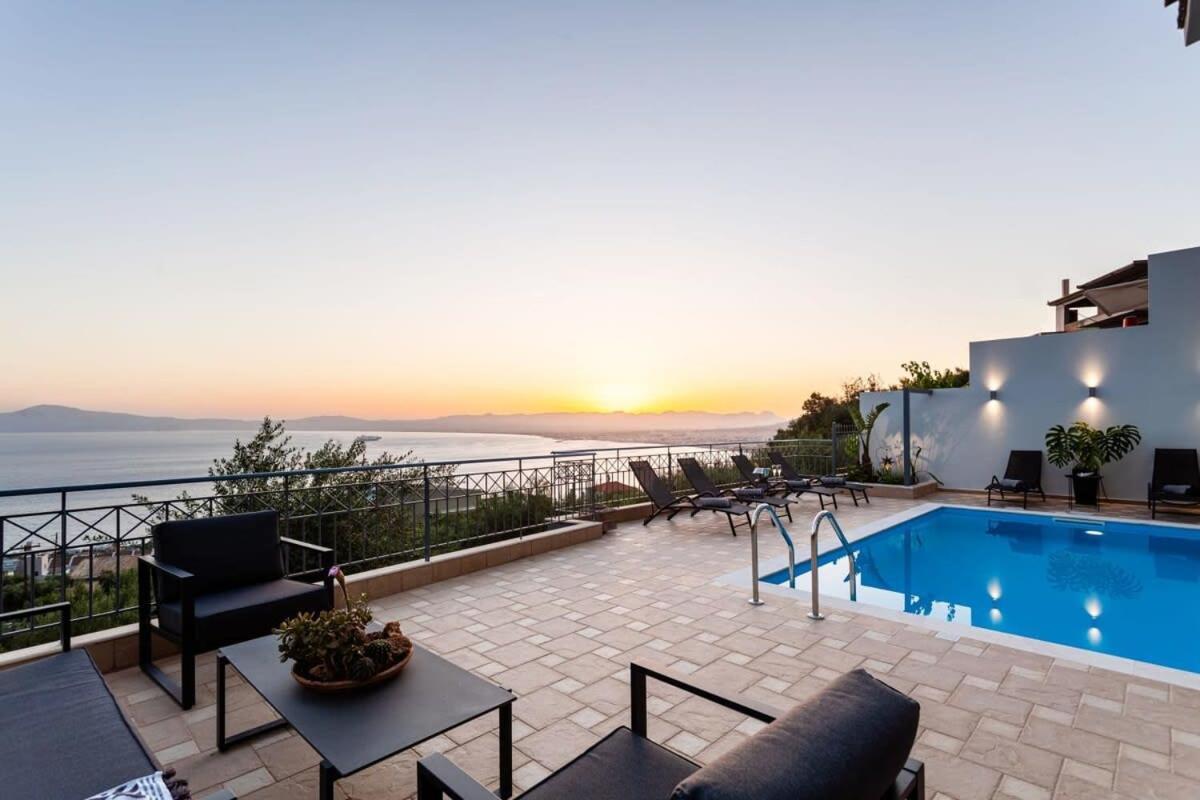 Aigli Luxury - Seaview Panoramic Retreat Villa Verga Kalamata