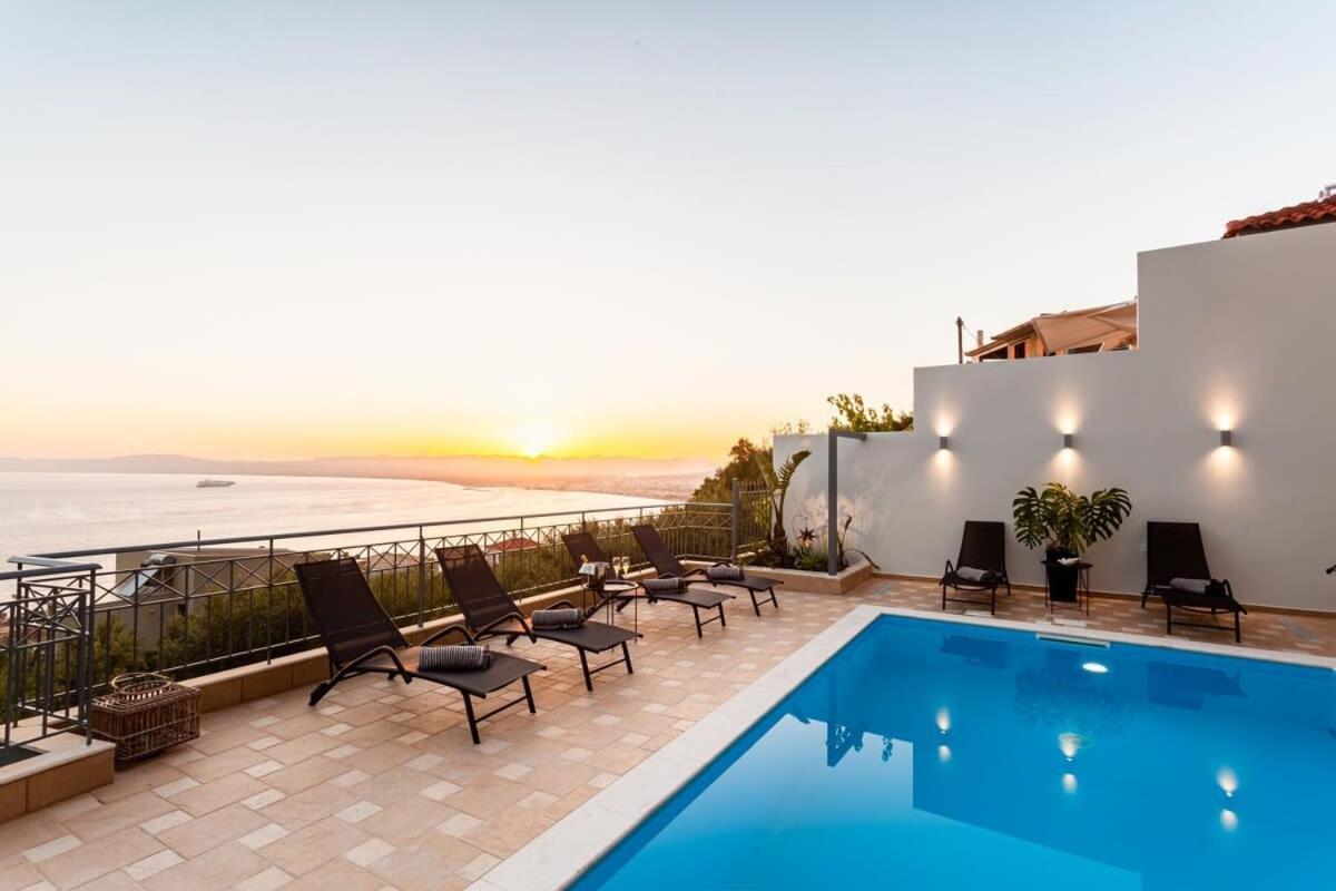 Villa Aigli Luxury - Seaview Panoramic Retreat Verga Kalamata