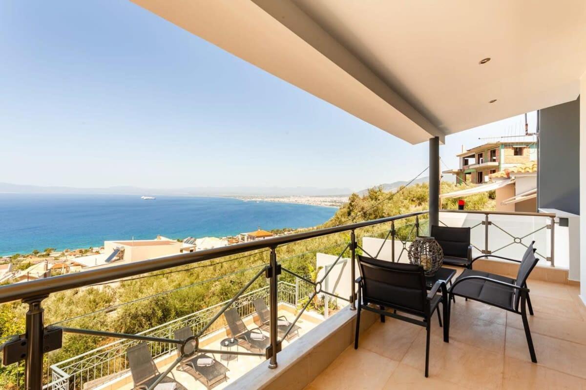 Villa Aigli Luxury - Seaview Panoramic Retreat Verga Kalamata